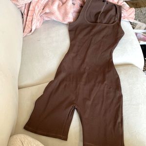 Brown romper